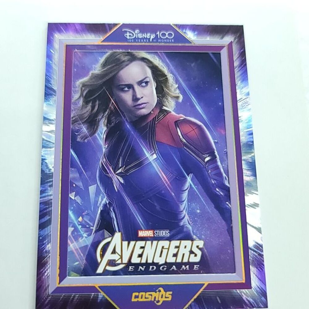 Avengers Endgame Captain Marvel Cosmos Disney  100 All Star Movie Poster 265/288
